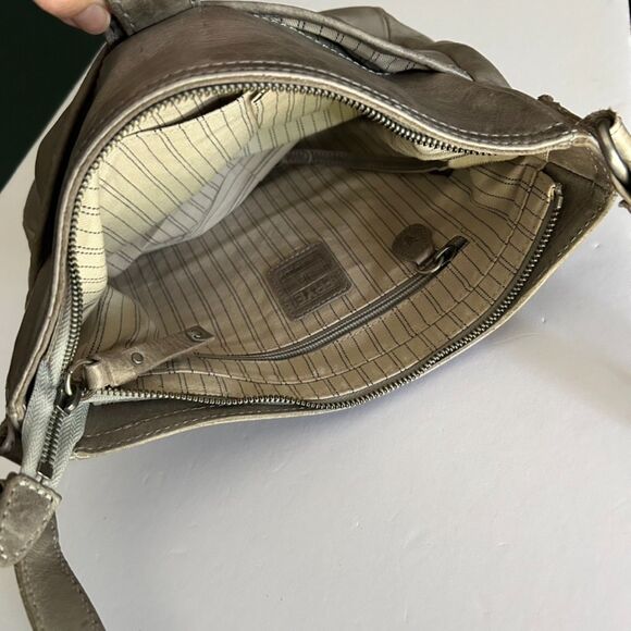 Frye Melissa Button Cross Body Bag, in Antique Grey - Picture 8 of 10